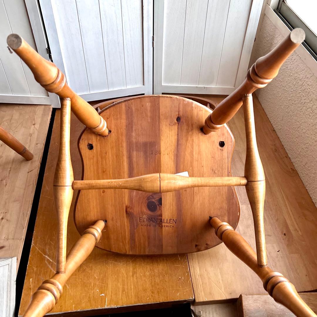 イーサンアレン アメリカ　スピンドルバック　ウィンザーチェア　ダイニングチェア