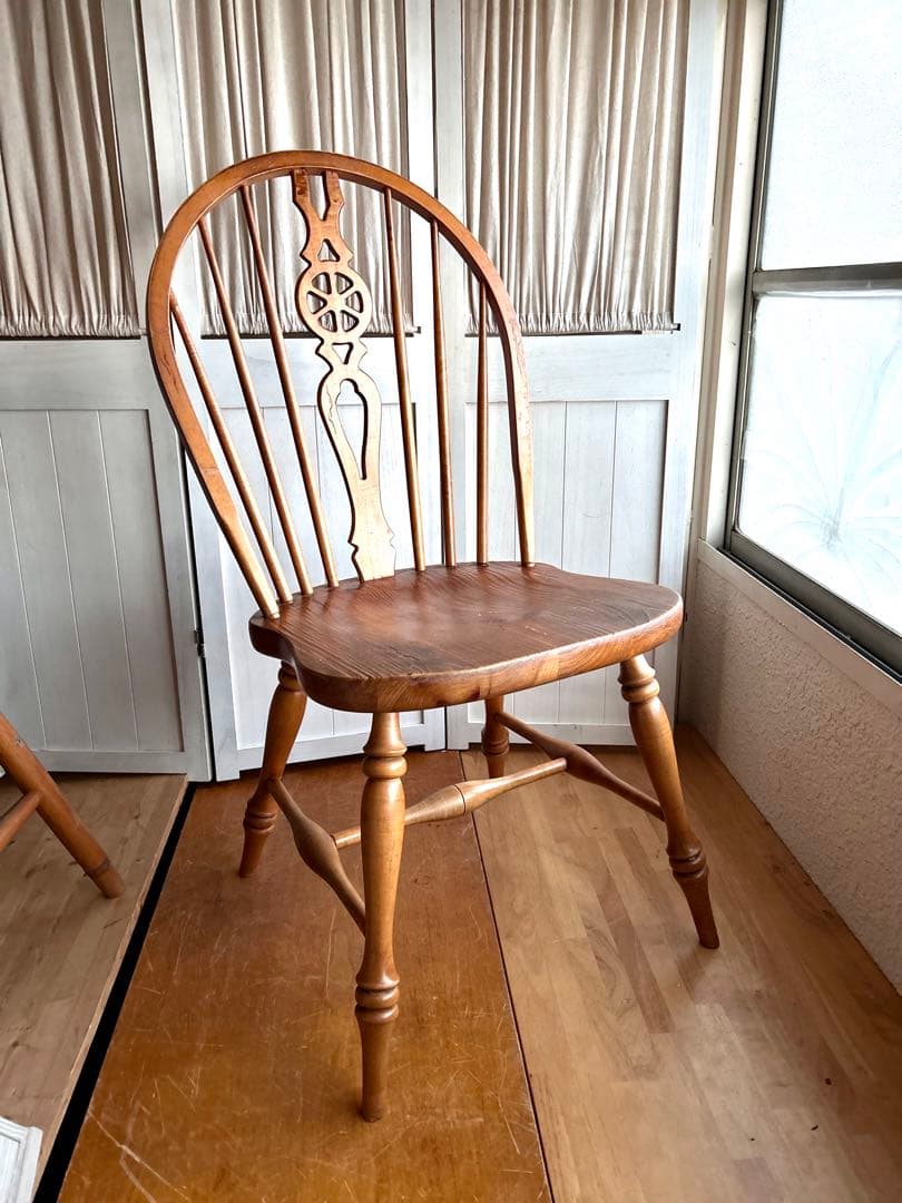 イーサンアレン アメリカ　スピンドルバック　ウィンザーチェア　ダイニングチェア