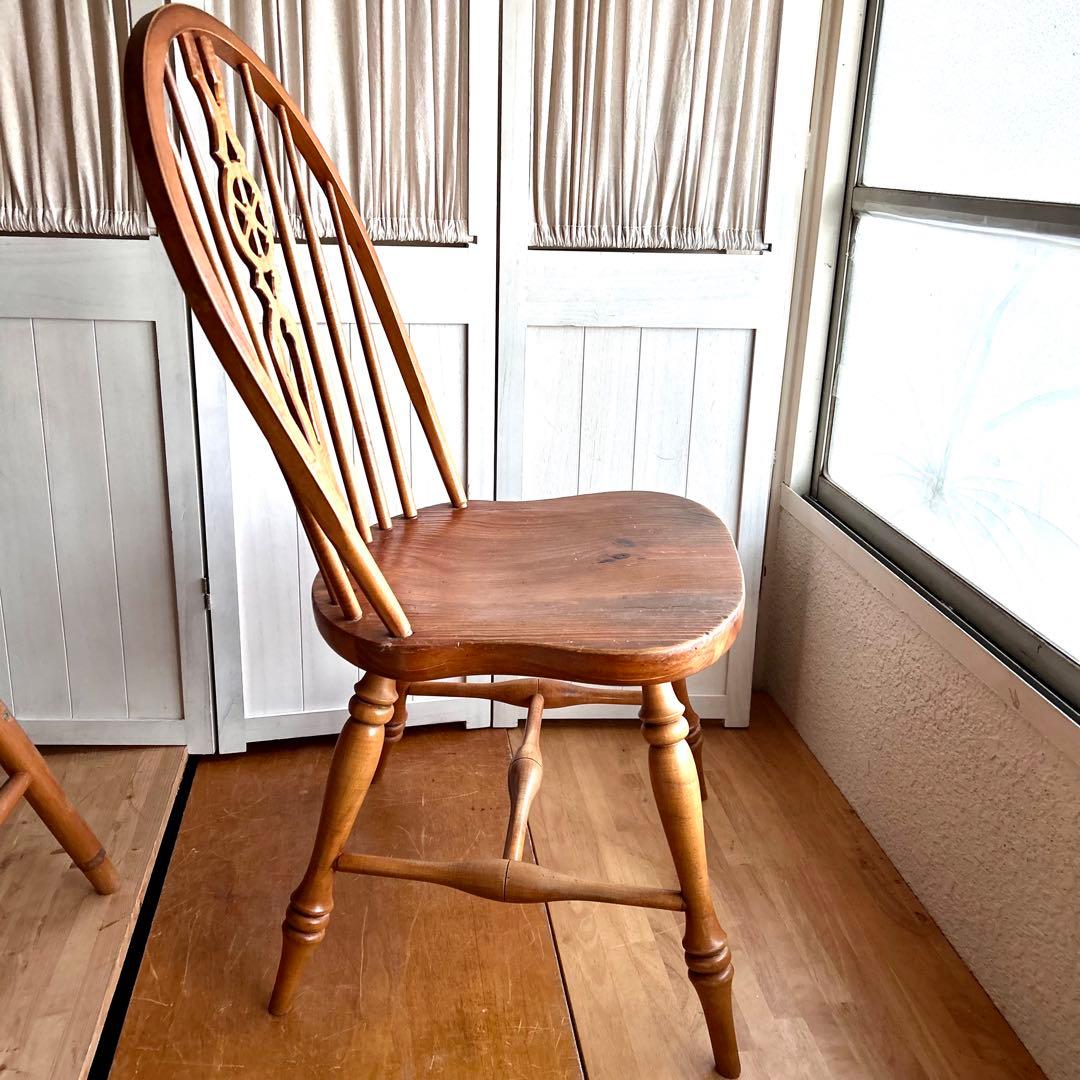 イーサンアレン アメリカ　スピンドルバック　ウィンザーチェア　ダイニングチェア