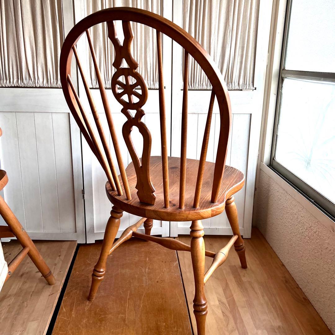 イーサンアレン アメリカ　スピンドルバック　ウィンザーチェア　ダイニングチェア