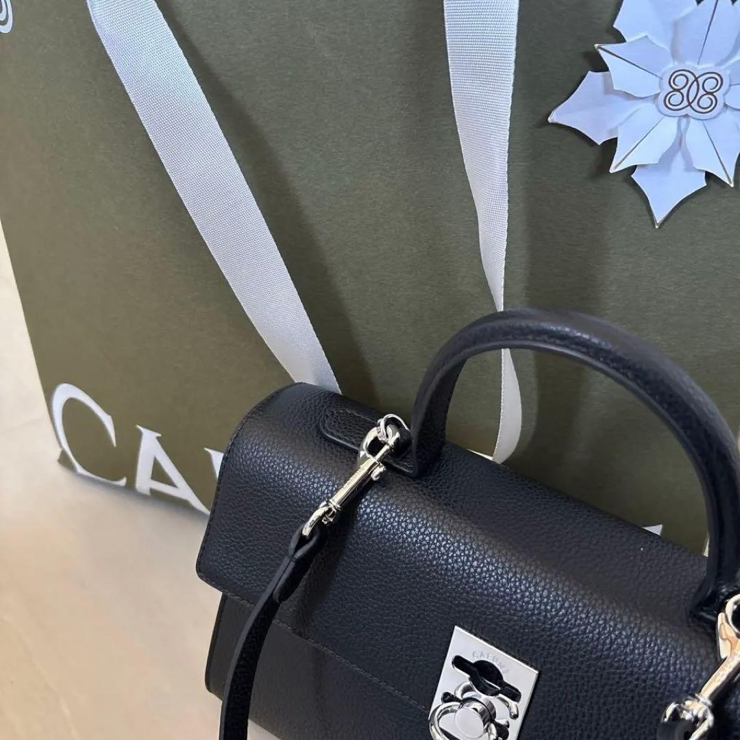 バッグ cafune MEDIUM STANCE - BLACK(TEXTURE)