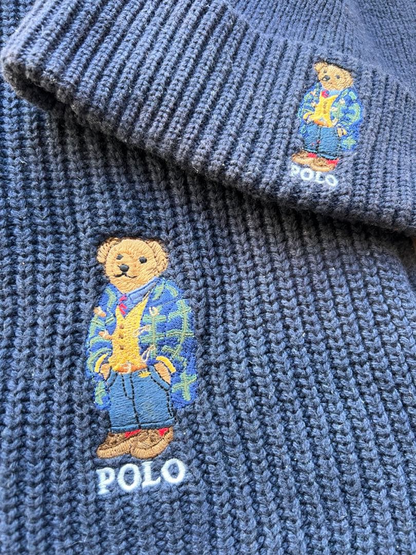 たっちゃん様　ポロベア　マフラー　ネイビーPOLO Ralph Lauren