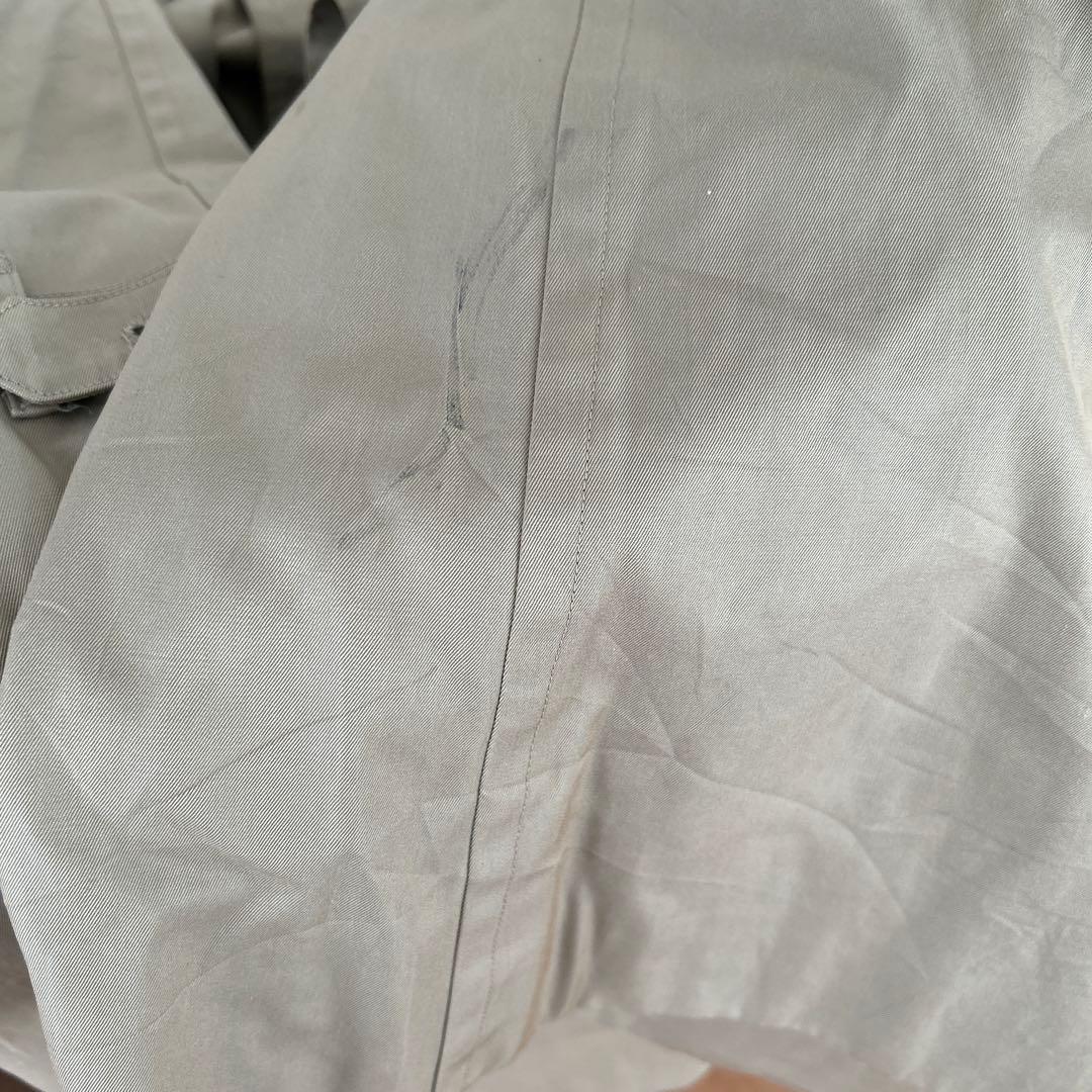 m*す様 カーキ トレンチコート ダブルブレスト