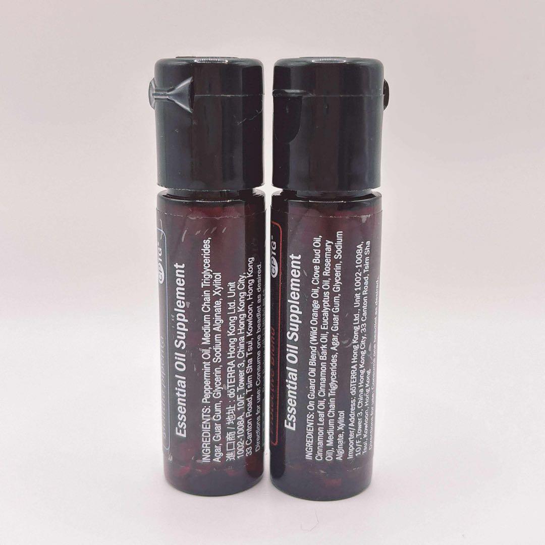 仏美人カシス二本、ペパーミントビーズ オンガードビーズ 2本