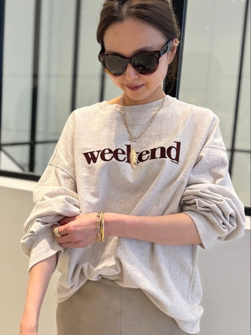 アパルトモン別注 アメリカーナWEEKEND LONG SLEEVE TEE