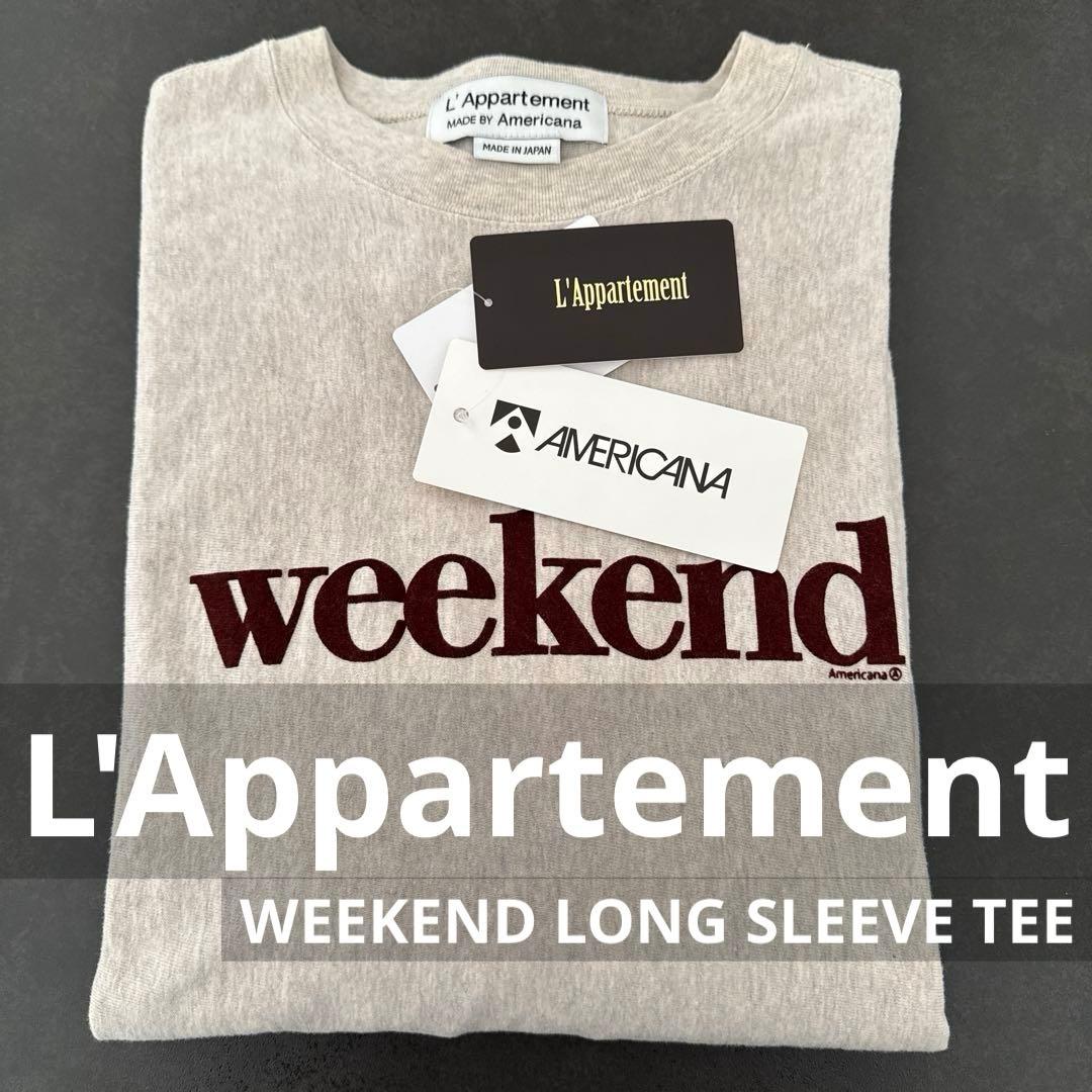 アパルトモン別注 アメリカーナWEEKEND LONG SLEEVE TEE