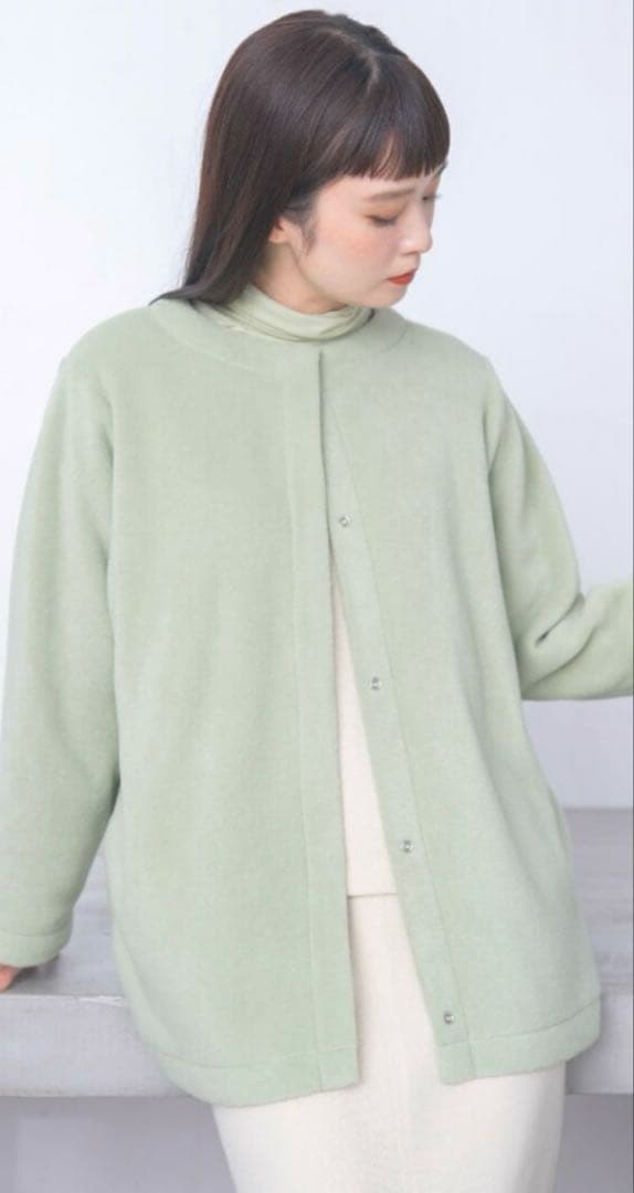 美品rrrrrrrrrナインアールエコフリースジャケット