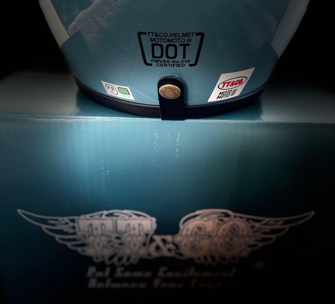 TT&CO モトモト3　SG/DOT　クラシックブルー　専用ゴーグルセット