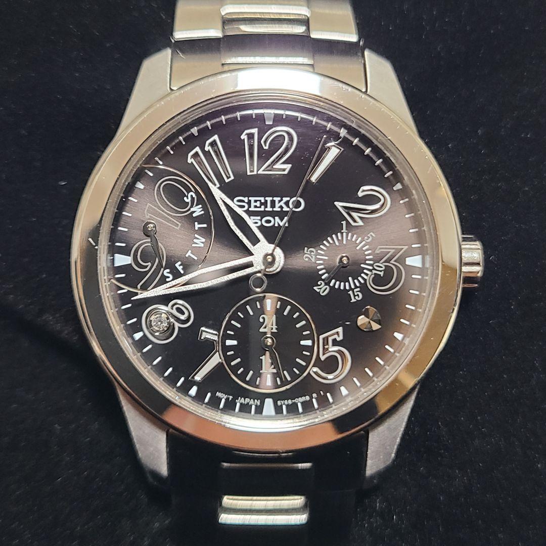 【極希少】セイコー　腕時計　デイデイト　5Y66-0BH0　ダイヤ　防水　実稼働