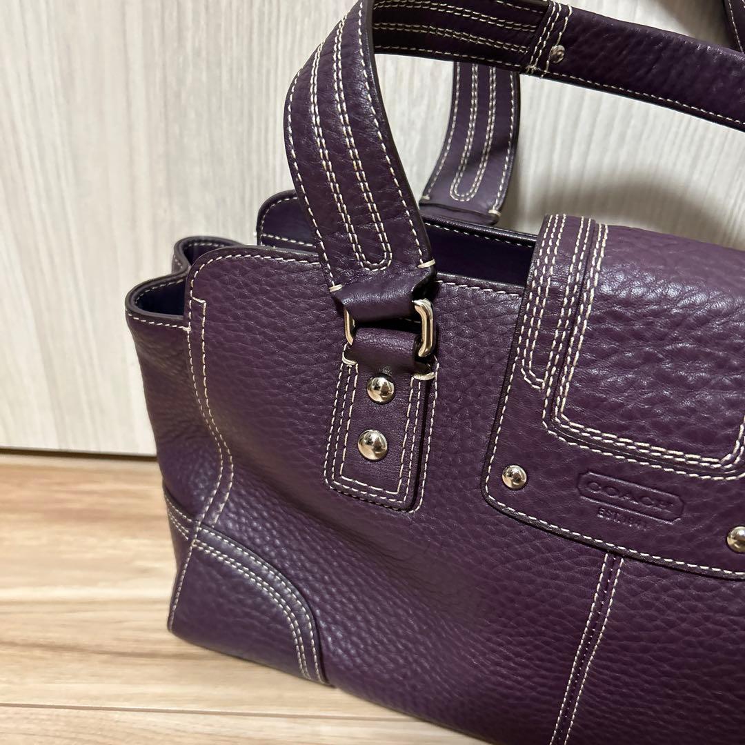 COACH コーチターンロック ハンプトンズ キャリーオール レザートートバッグ
