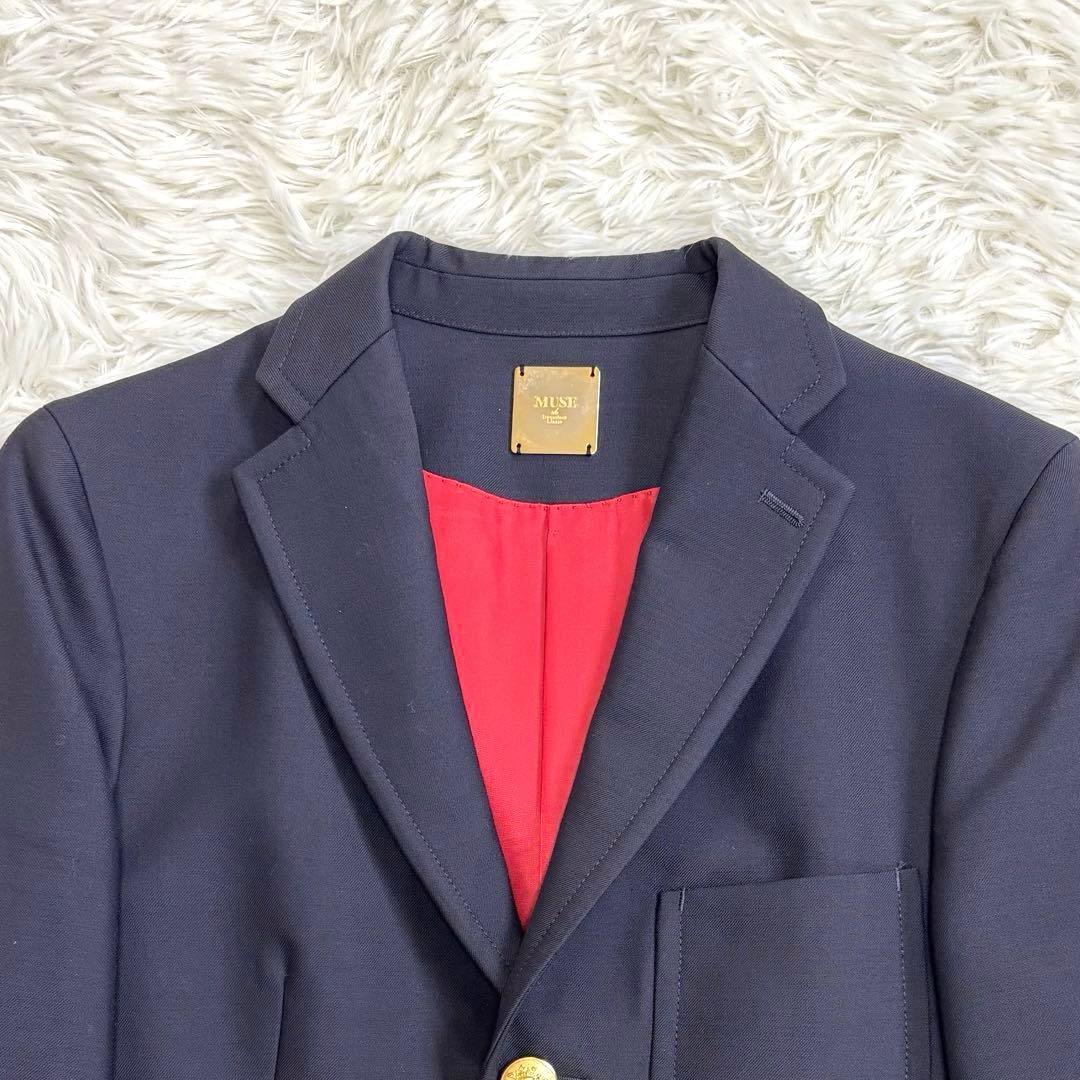 【美品】MUSE de DeuxiemeClasse テーラードジャケット紺 M