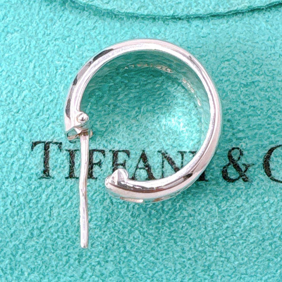極美品 ティファニー アトラス フープ ピアス シルバー925