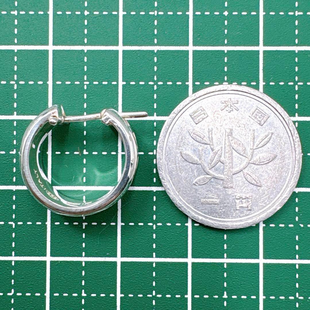 極美品 ティファニー アトラス フープ ピアス シルバー925