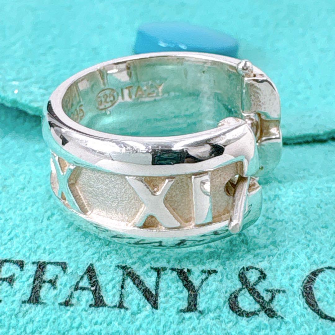 極美品 ティファニー アトラス フープ ピアス シルバー925