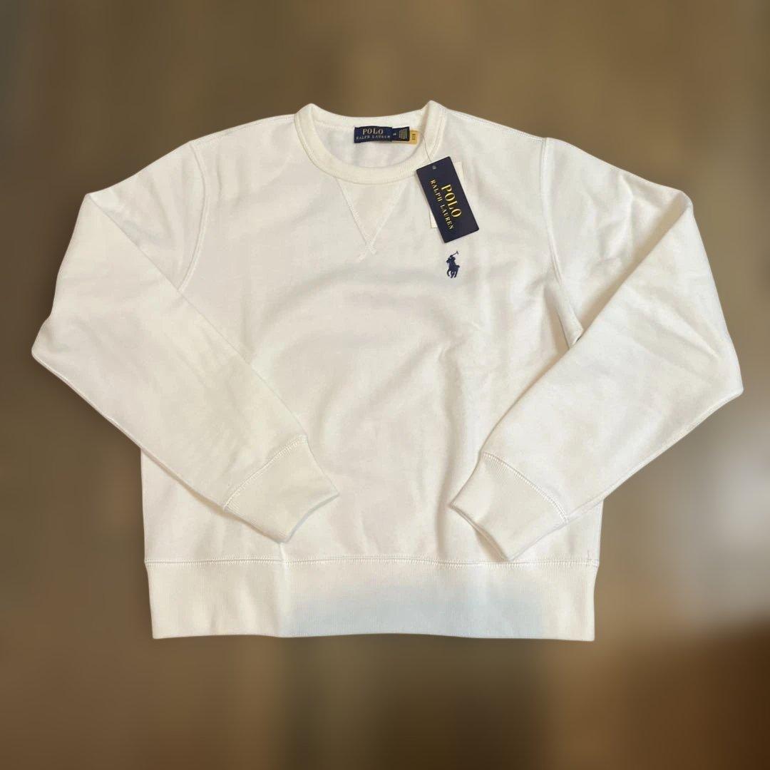 ポロラルフローレン　トレーナー　新品未使用タグ付き　ホワイト　裏起毛