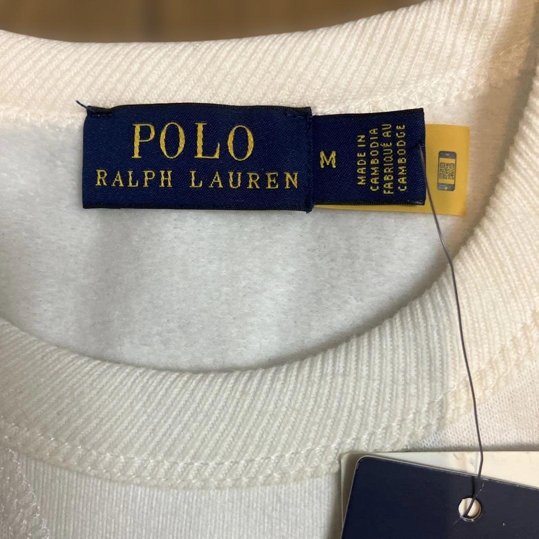 ポロラルフローレン　トレーナー　新品未使用タグ付き　ホワイト　裏起毛