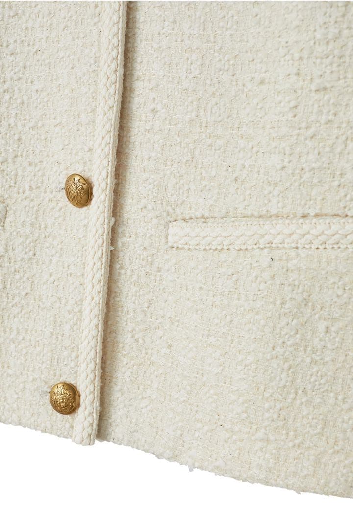 HAUNT 新品 25ss TWEED JACKET ツイードジャケット 38