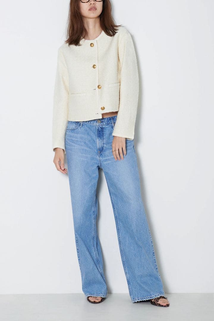 HAUNT 新品 25ss TWEED JACKET ツイードジャケット 38