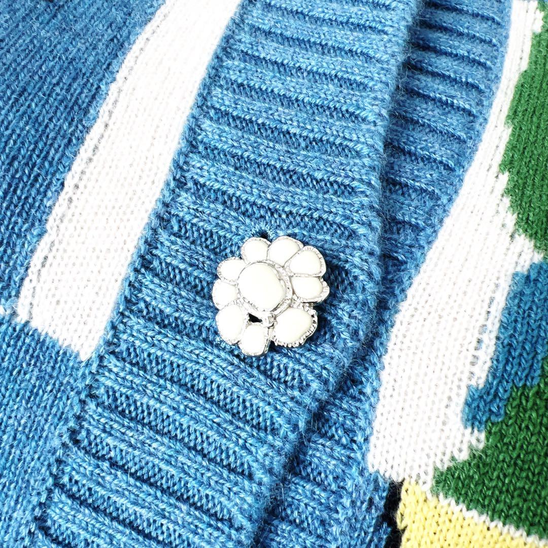 極美品　CHANEL シャネル　ドバイ　コレクション　カーディガン　コート　花
