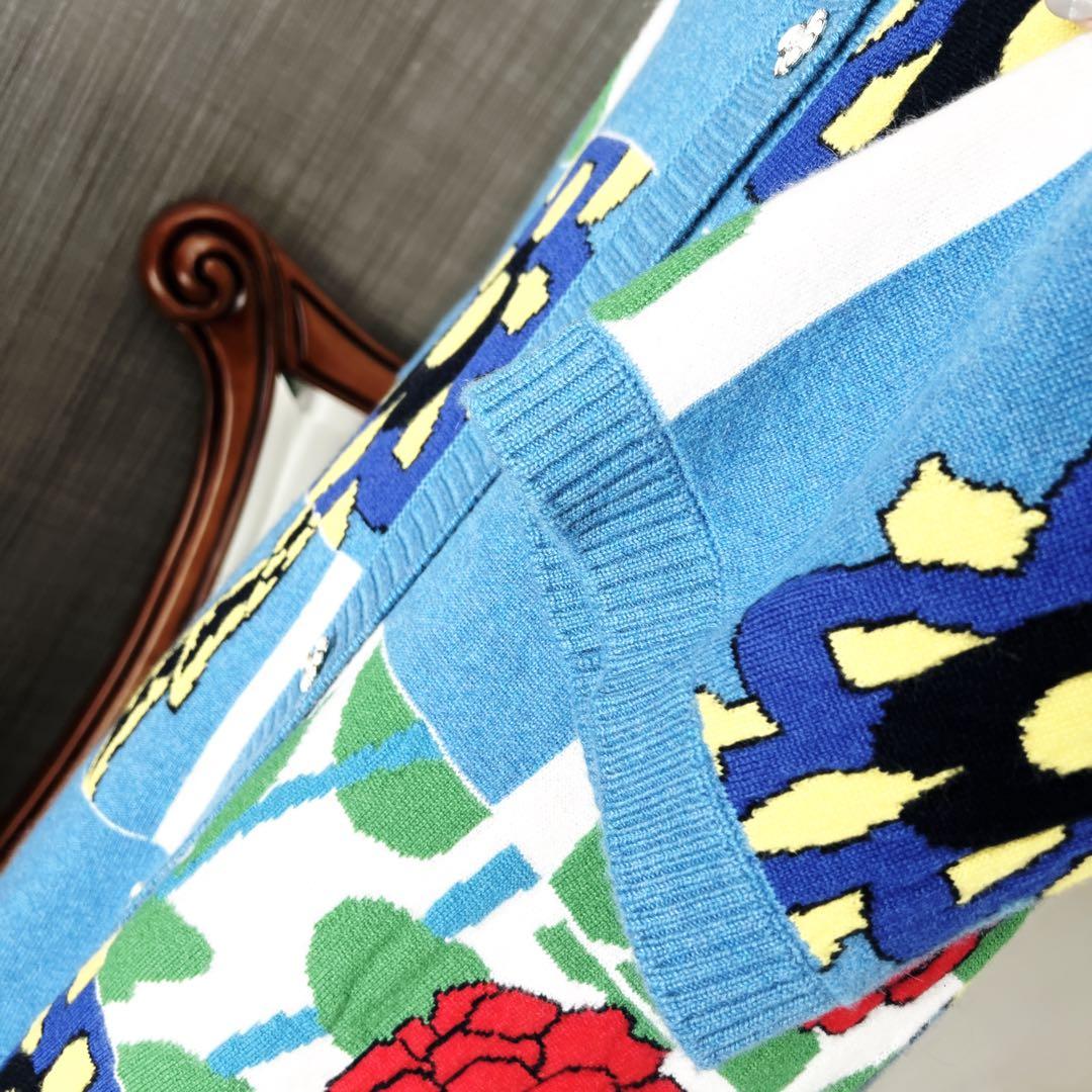 極美品　CHANEL シャネル　ドバイ　コレクション　カーディガン　コート　花