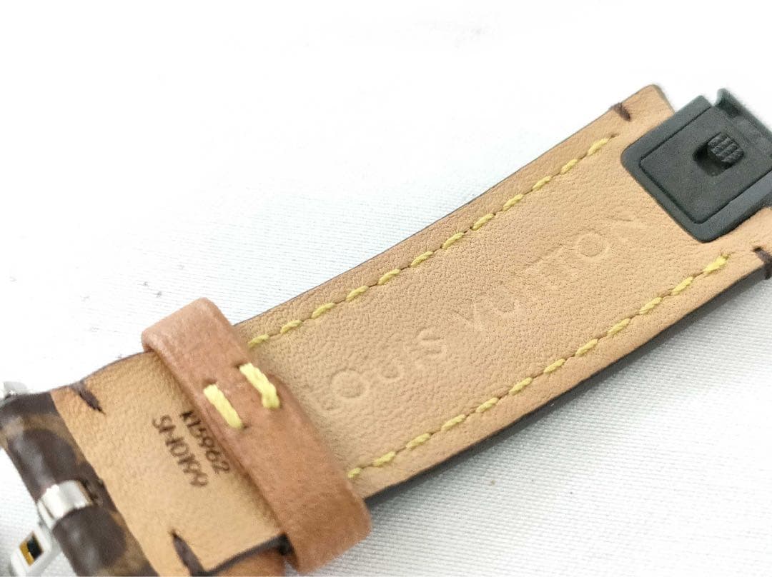 【極上美品】ルイヴィトン　タンブールホライゾン用　替えベルト　モノグラム　茶