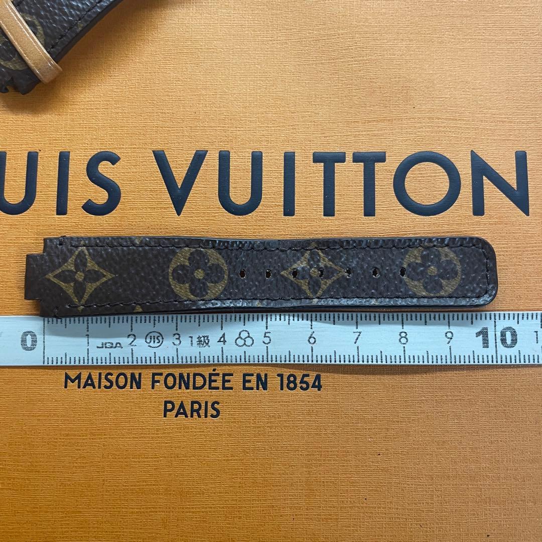 【極上美品】ルイヴィトン　タンブールホライゾン用　替えベルト　モノグラム　茶