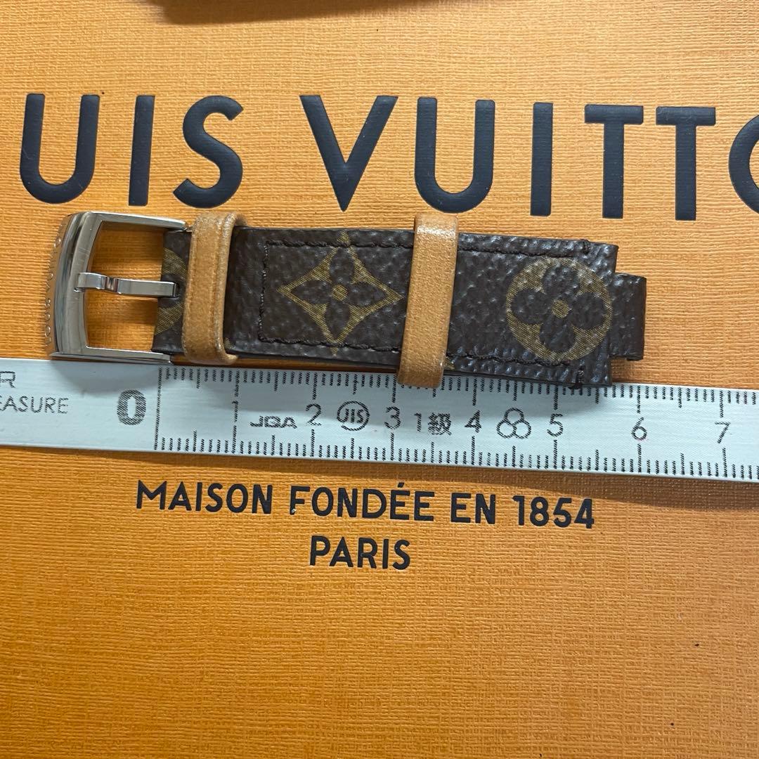 【極上美品】ルイヴィトン　タンブールホライゾン用　替えベルト　モノグラム　茶