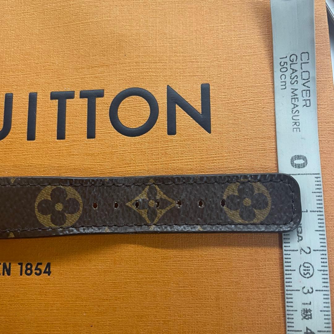 【極上美品】ルイヴィトン　タンブールホライゾン用　替えベルト　モノグラム　茶