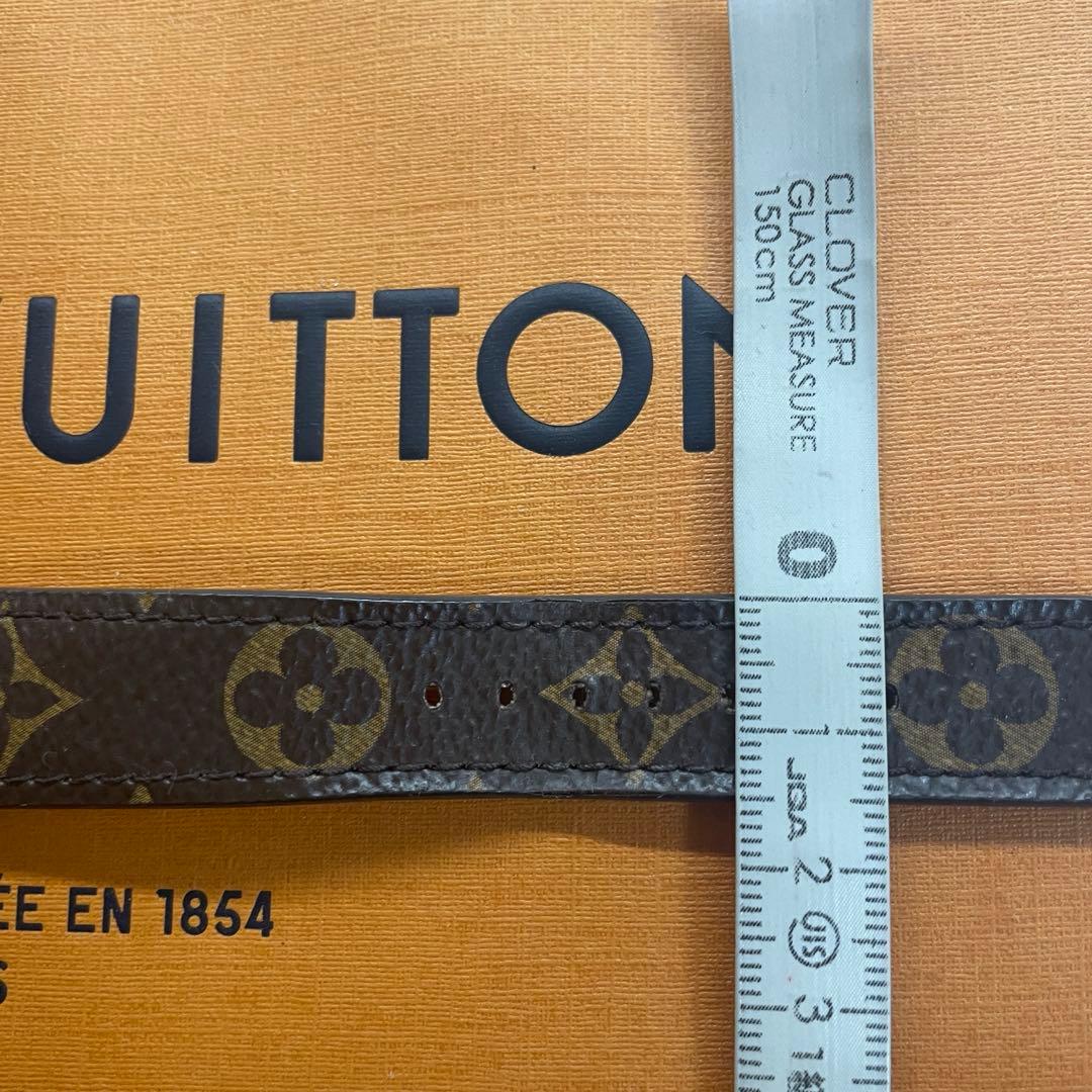 【極上美品】ルイヴィトン　タンブールホライゾン用　替えベルト　モノグラム　茶