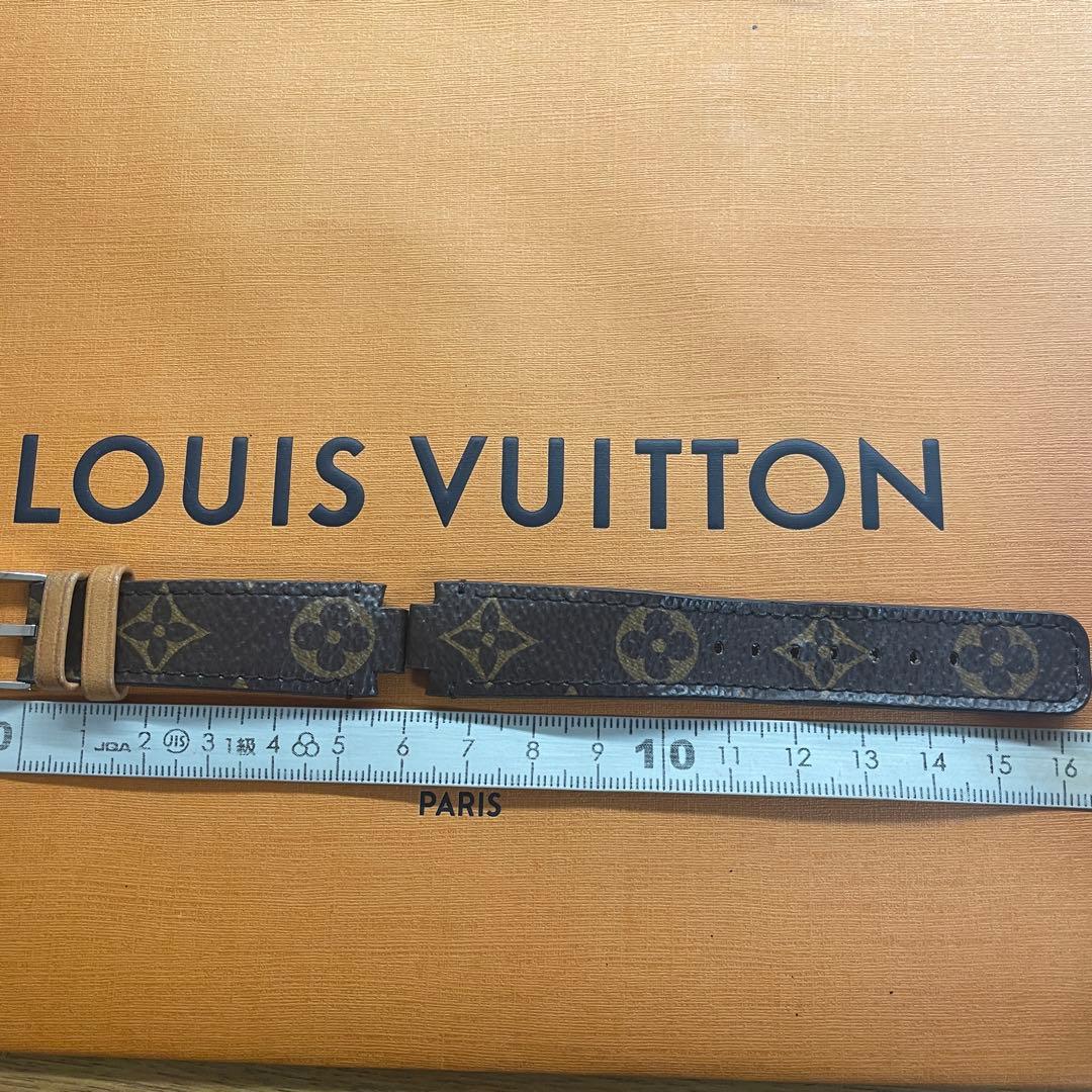 【極上美品】ルイヴィトン　タンブールホライゾン用　替えベルト　モノグラム　茶