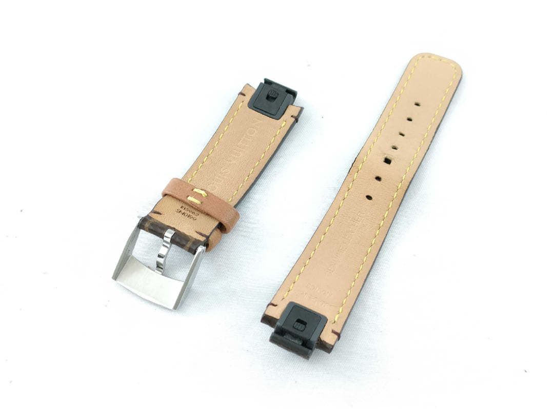 【極上美品】ルイヴィトン　タンブールホライゾン用　替えベルト　モノグラム　茶