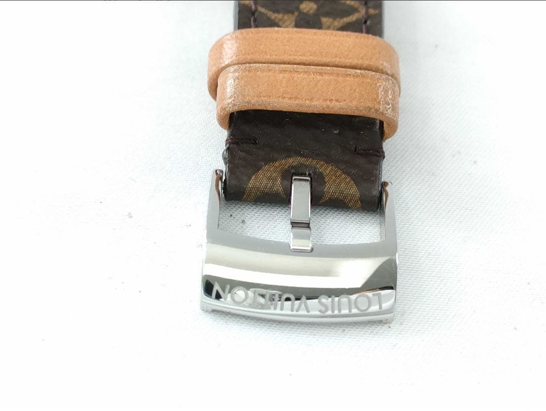 【極上美品】ルイヴィトン　タンブールホライゾン用　替えベルト　モノグラム　茶