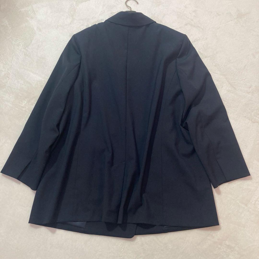 極美品　25SS 通勤/春の軽羽織り　サマーウール調 ダブルブレストジャケット