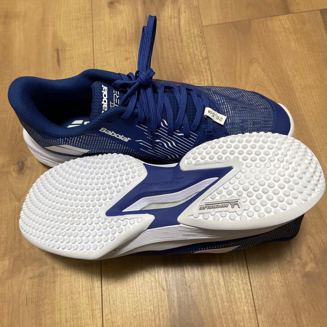 新品未使用品 バボラJET TERE2 オムニクレー用テニスシューズ26.5cm