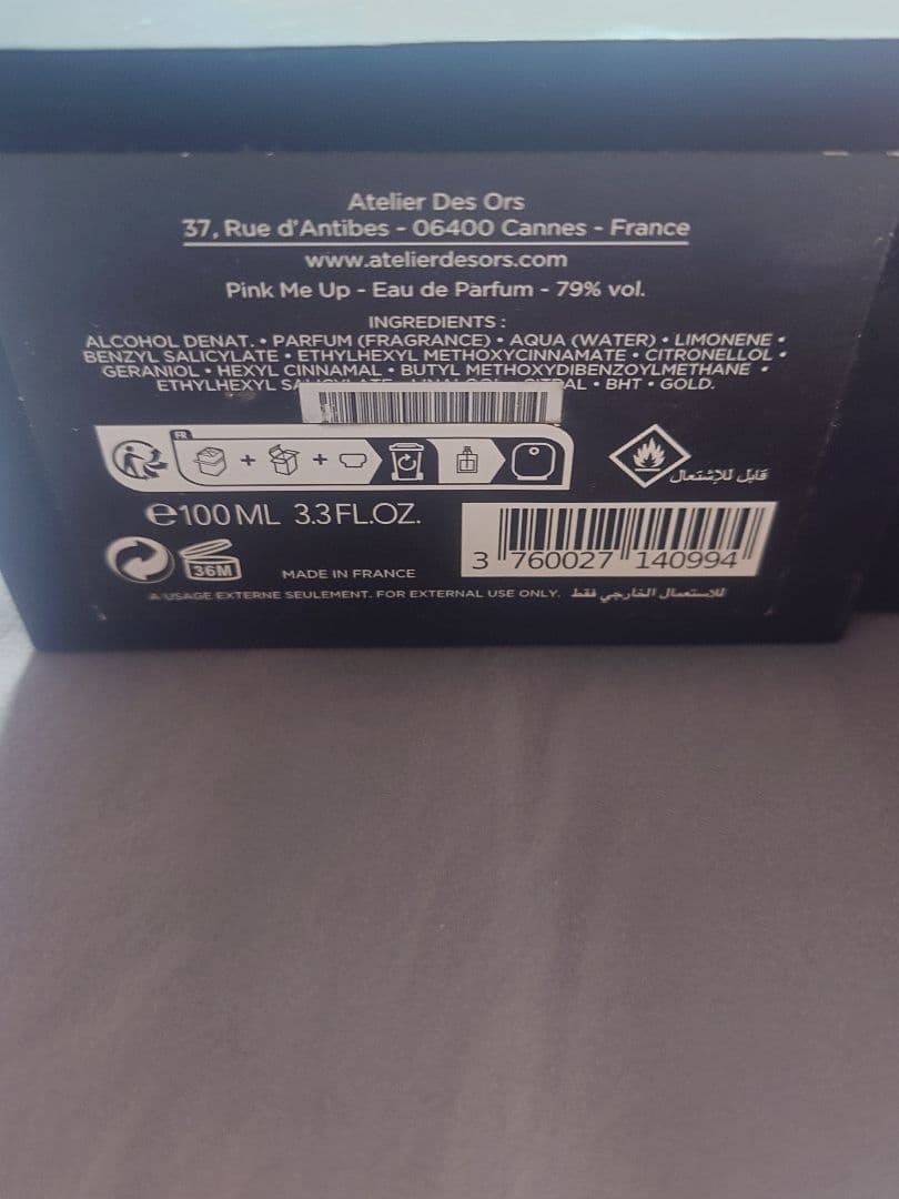 香水(女性用) Atelier Des Ors Pink Me Up 100ml