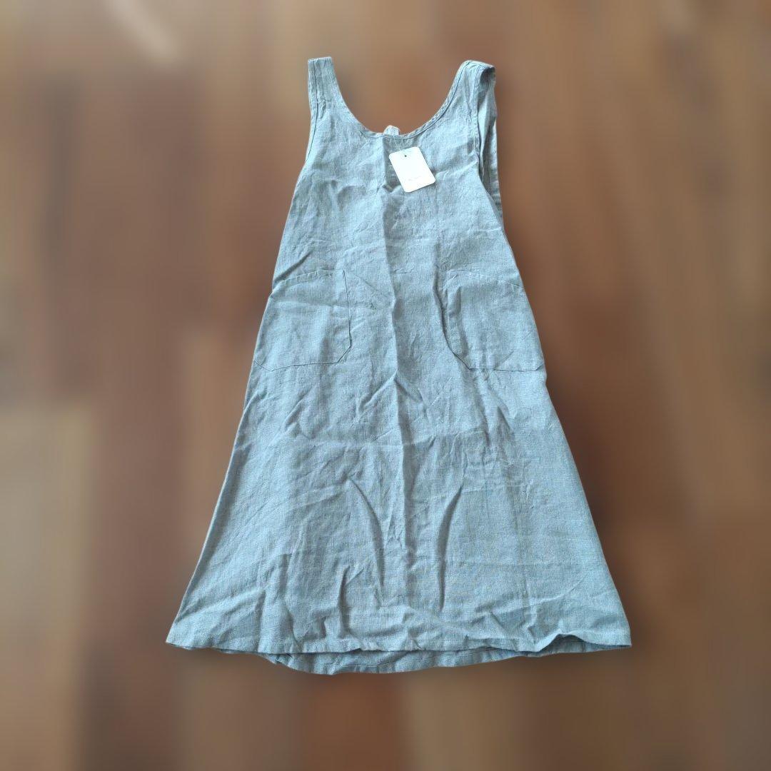 フォグリネンワーク　ナチュラル　エプロン　リネン