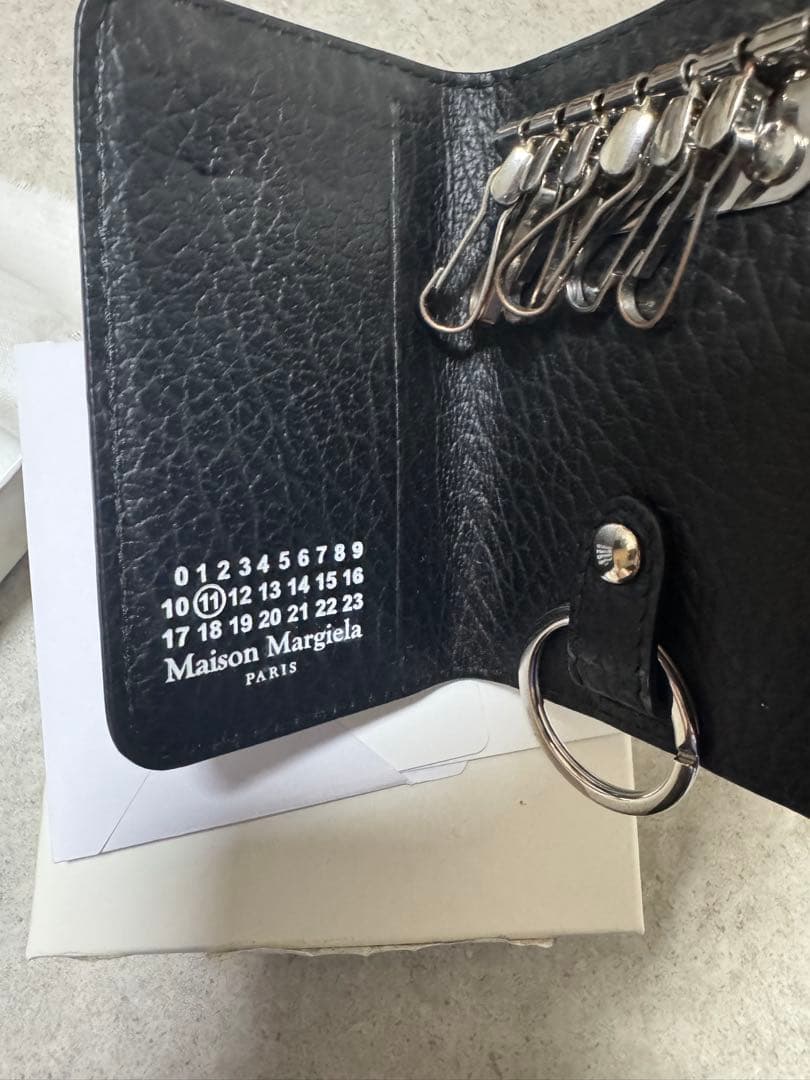Maison Margiela ブラック キーケース 6連 4ステッチ