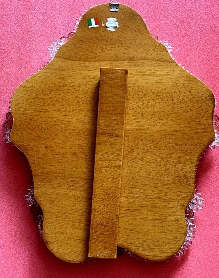 売約　ムラーノガラス　＜Ａ＞　壁掛け・スタンドミラー　ベネチアンガラス　イタリア