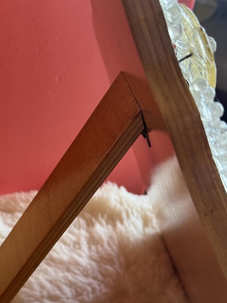 売約　ムラーノガラス　＜Ａ＞　壁掛け・スタンドミラー　ベネチアンガラス　イタリア