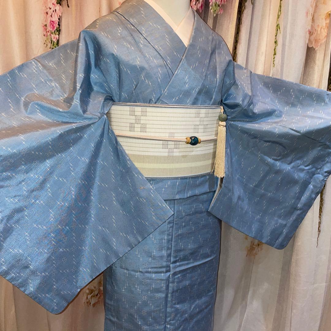 琉球花織・紬・単品・袷仕立て