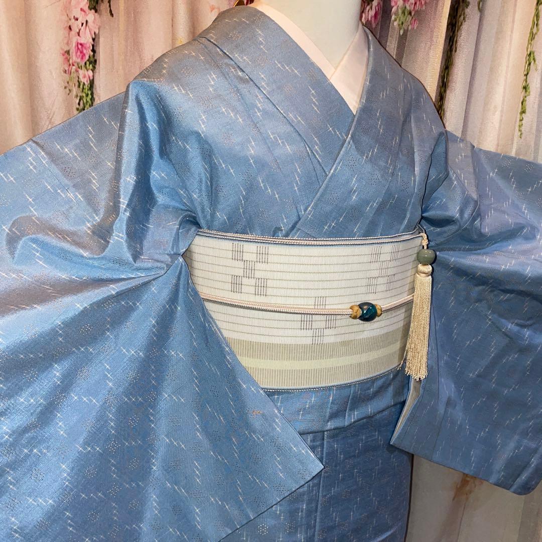 琉球花織・紬・単品・袷仕立て