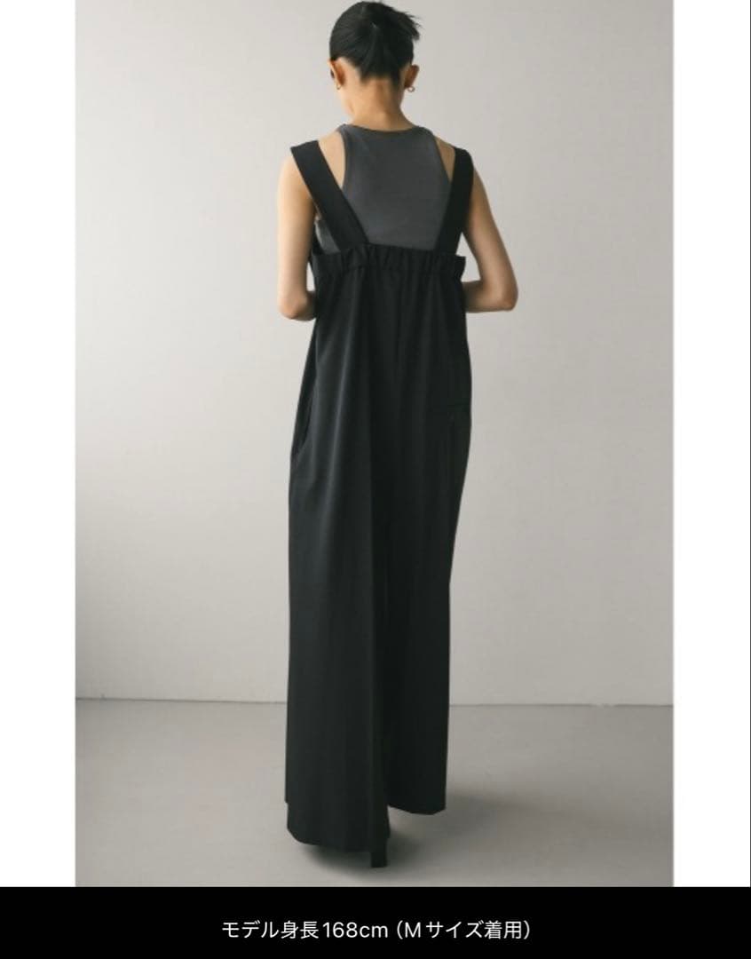 STYLEMIXER 完売品　ブラックノースリーブサロペット Mサイズ