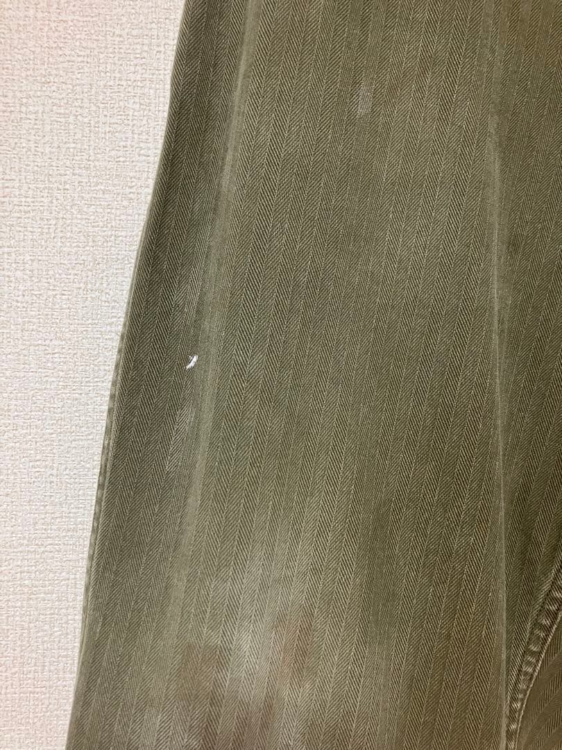 【HERILL/ヘリル】 USMC ヘリンボーンツイルパンツ　36