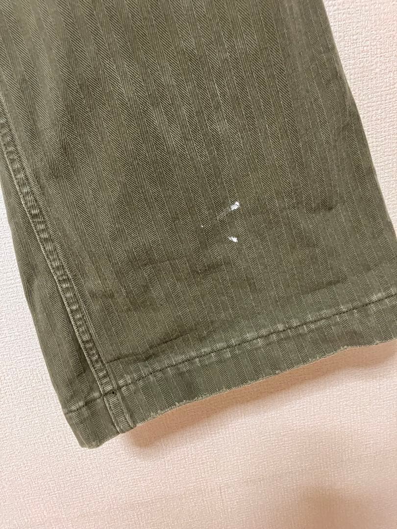 【HERILL/ヘリル】 USMC ヘリンボーンツイルパンツ　36