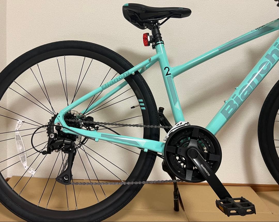 Bianchi C-SPORTS 2 DISC(油圧式ブレーキ) チェレステ