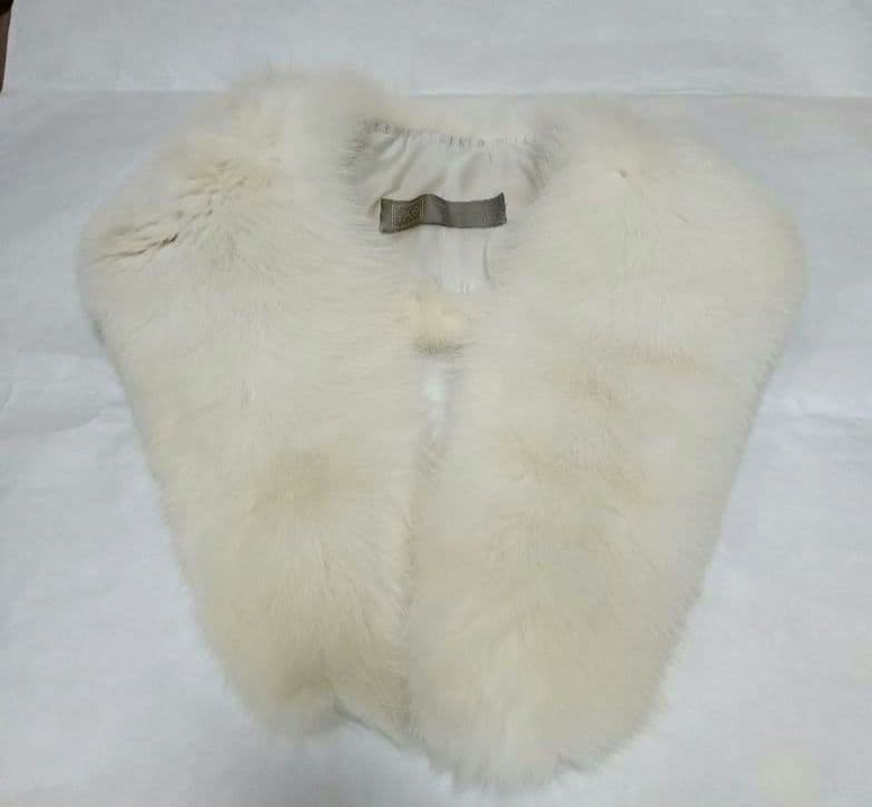 SAGA FOX  　高級ホワイトファー　振袖用 箱付　限定値引きあり