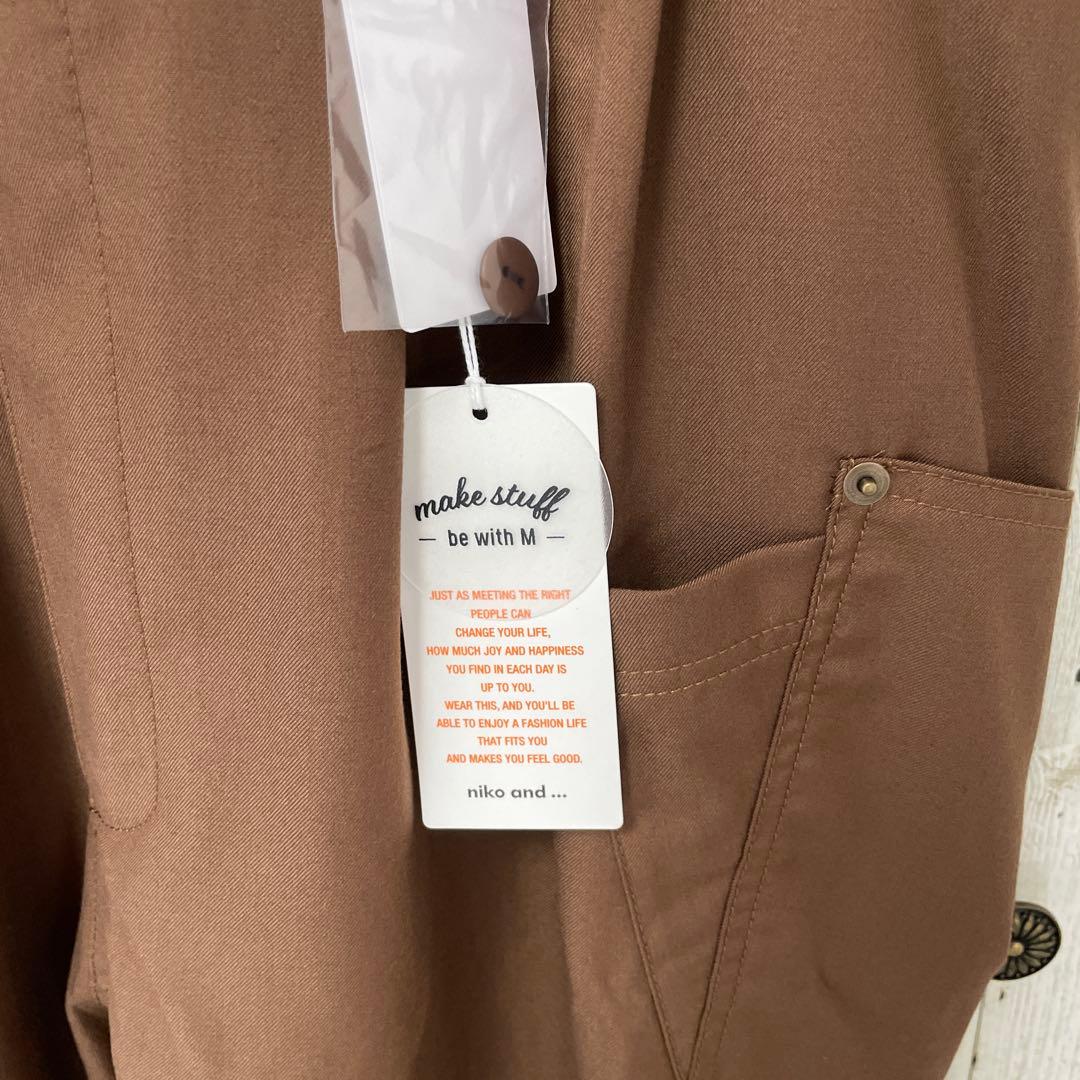 ma*様　新品・タグ付きニコアンド［be with M］ラクテロサロペットM