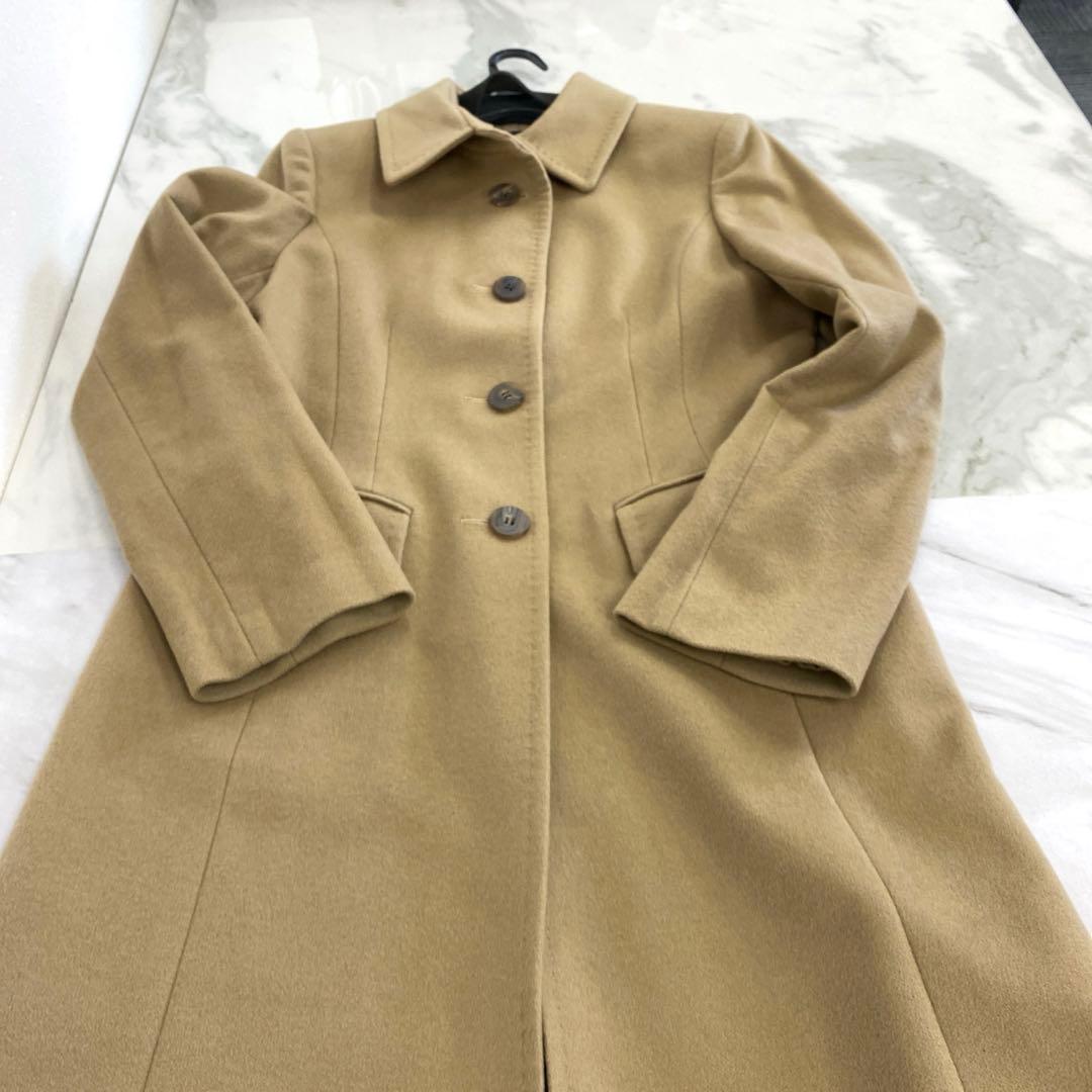 #FOXEY ブティック　カシミヤロングコート　ベージュ　サイズ40