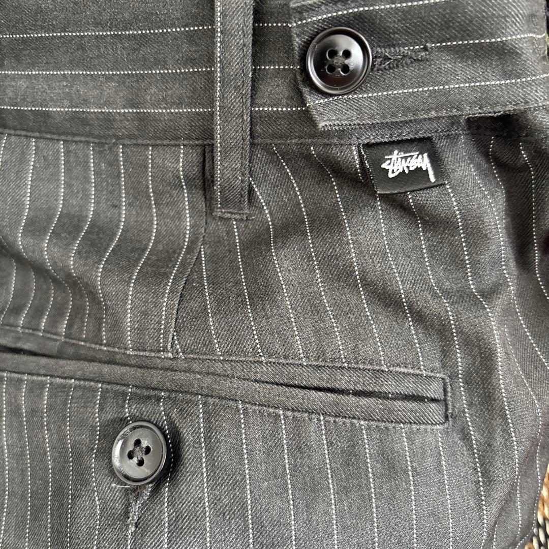 パンツ STUSSY STRIPED VOLUME PLEATED TROUSER