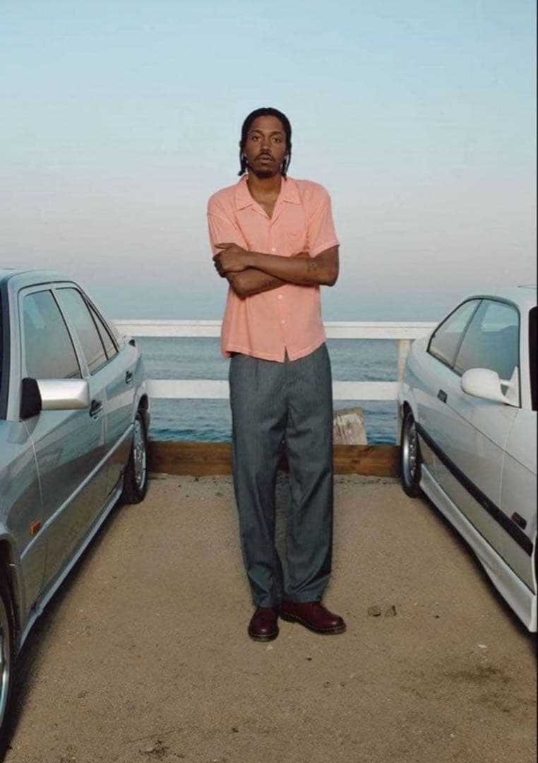 パンツ STUSSY STRIPED VOLUME PLEATED TROUSER